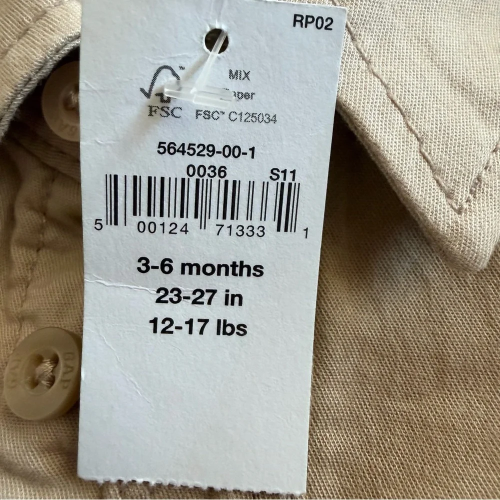 Baby Gap utility romper.
